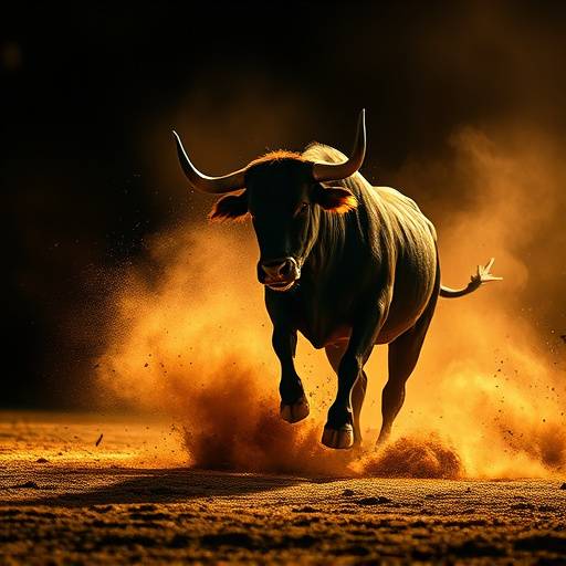 Imagen de la corrida de toros.